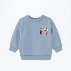 LFT - Kids 'Sky Blue' Printed Fleece Sweatshirt LFT620